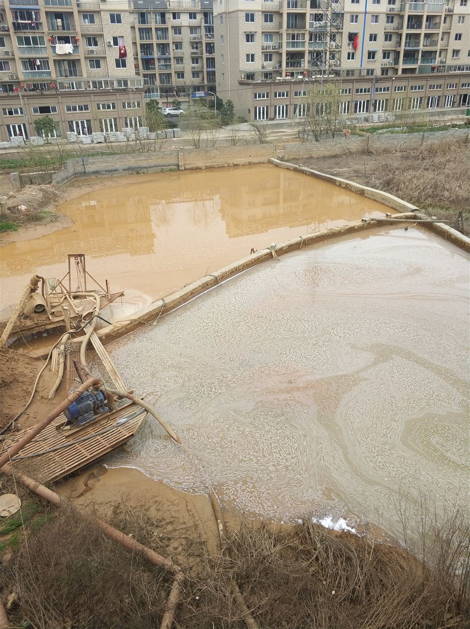 盐山沉淀池淤泥清理-厂区废水池淤泥清淤